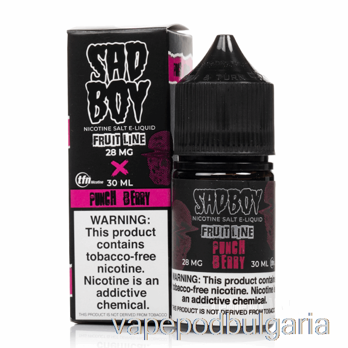 Vape Течности Punch Berry - Sadboy Salts - 30ml 28mg